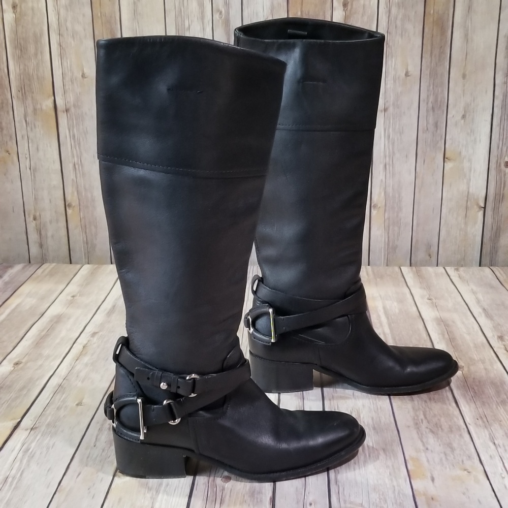 Ralph Lauren Collection Tall Shaft Moto Boo